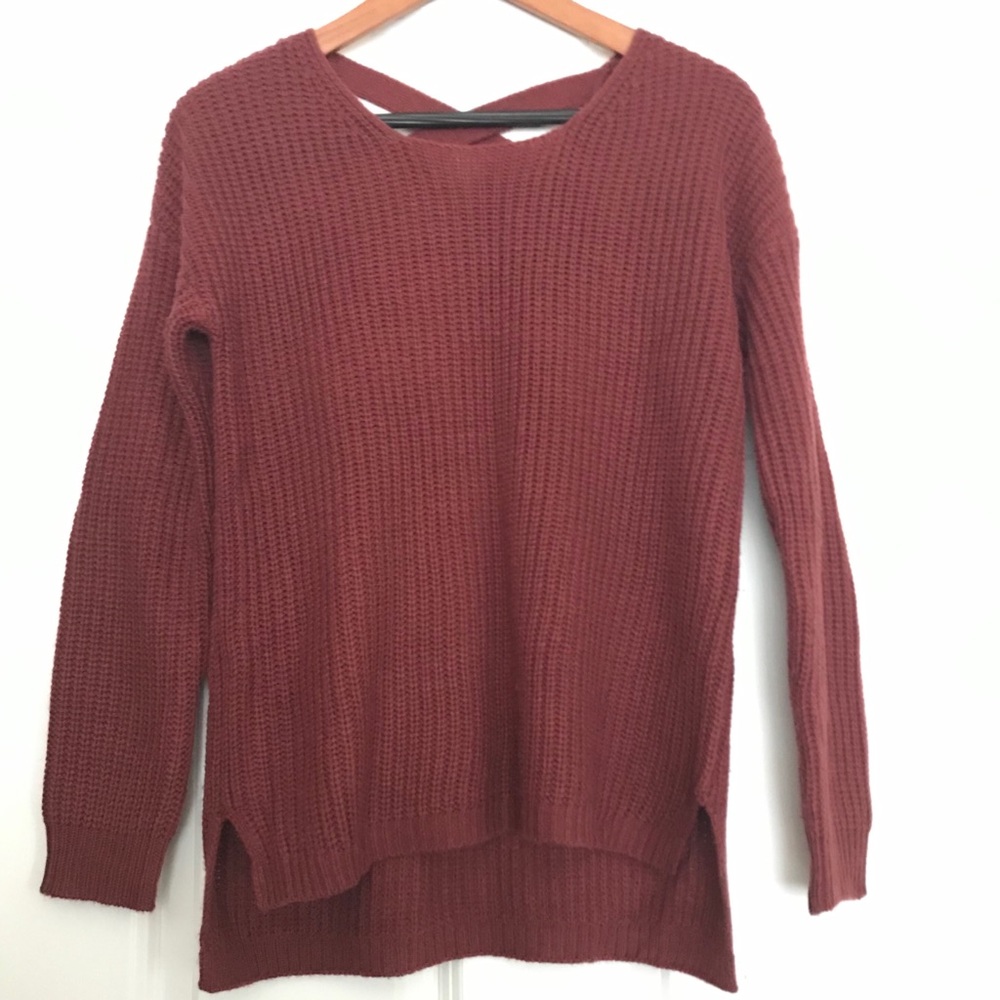 🌟New Listing🌟Charlotte Russe Mauve Knit Sweater